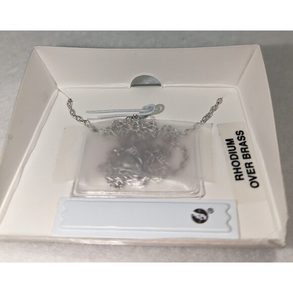 Pink Saphire Breast Cancer Charm Pin Necklace - Picture 6 of 6